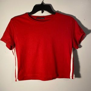 Brandy Melville Red Helen Top